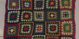 Crochet Square Cushion Cover