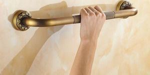 Antique Bronze Safety First Bathroom Tub Grab Bar