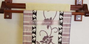 Decorative Wood Rustic Towel Bars for Bathroom