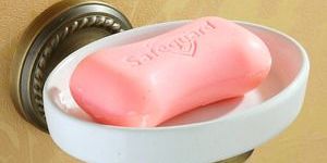 Vintage Metal Bathroom Ceramic Shower Soap Dishes