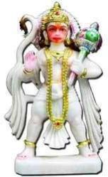 White Marble Hanuman Statue