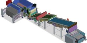 DOUGH FEEDING SYSTEM WITH LAY TIME CONVEYOR