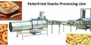 Pellet Fried Snacks Food Processing Line