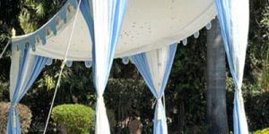Shamiana Tents - Sky Blue Mirrors
