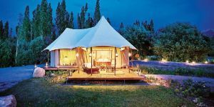 Indigo Enough Large Four Pointed Tent