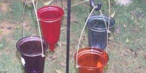 Glass Decor Garden Sticks