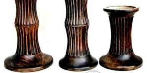 Wooden Candle Stand - 003