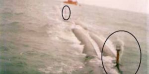 Winker Lights - (at Sea On Floating Hose)