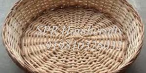 Round Cane Basket without Handle