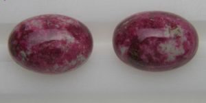 Thulite Cabochones
