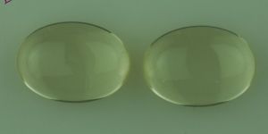 Yellow Aquamarine Cabochones