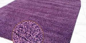 Purple Shaggy Rug