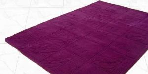 Magenta Polyester Shaggy Rug