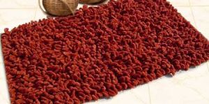 Maroon Shaggy Polyester Rug