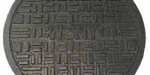 Grey Cast Iron Manhole