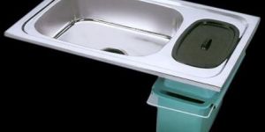 Single Bowl With Garbage Bin