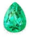Emerald Pear Stones