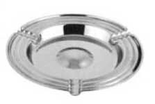 Silver Round Stainless Steel Ashtray