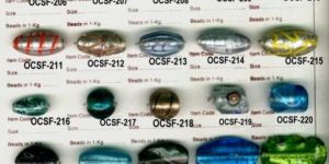 SFB - 12 Silver Foil Beads