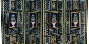 Multicolor Wooden Partition Screens