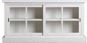 White Wood Television Cabinet