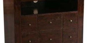 Fancy Wood Television Cabinet