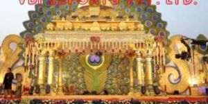 PEACOCK THEME SRI LANKA WEDDING MANDAP