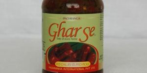 Red Chili Stuffed Pickle