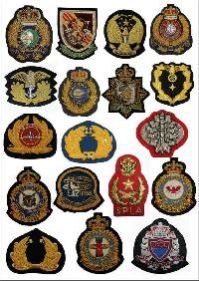 Wire Bullion Badges