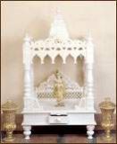 White Inlay Marble Temple