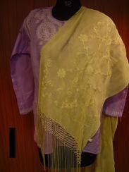 Ladies Yellow Viscose Scarf