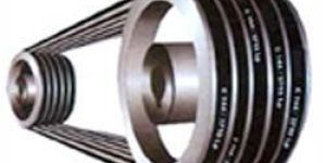 Grey Industrial V Belt