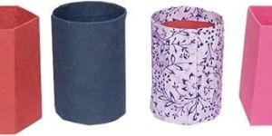 colorful handmade pen holder