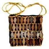 Wooden Beads Hand Bag