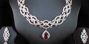 Rhodolite Necklace Set