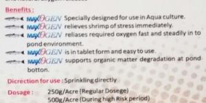 MAX O GEN OXYGEN RELEASER