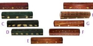 Wooden Incense Burner Box