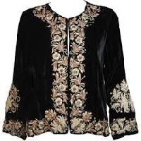 Velvet Embroidered Jacket