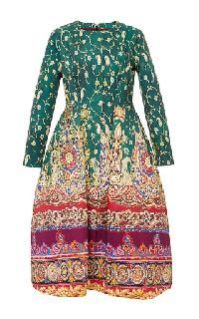 Cotton Printed Long Dress