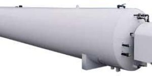 Horizontal Carbon Dioxide Storage Tank