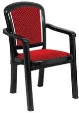 Cushioned Chair with Arms