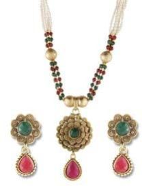 Antique Polki Necklace Set