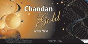 Gold Floral Incense Sticks