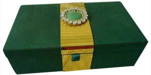 Silk Fabric Wooden Box