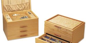 Plain Wooden Jewelry Boxes