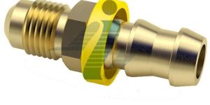 SAE 45 FLARE MALE PUSH ON BARB