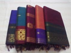 Acrylic Cotton Sarees