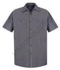 Striped Industrial Work Shirt
