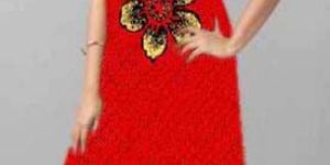 Ladies Cotton Printed Gown