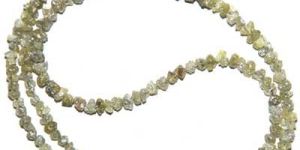Natural Light Yellow Rough Diamond Beads